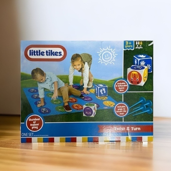 Little Tikes Twist & Turn Outdoor Yard Game NEW 3+ Kids Twister - Picture 1 of 5